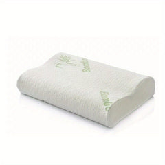 Bamboo Pattern Memory Foam Neck Pillow for Sleeping