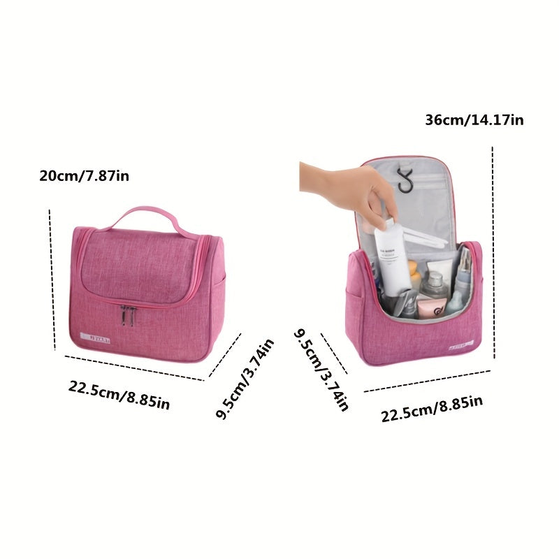 Water-Resistant Hanging Toiletry Bag for Travel