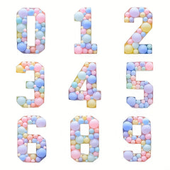 Giant Number 0 9 Balloon For Balloon Arch Kit Birthday Decor