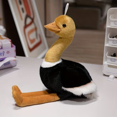 Ugly Ostrich Plush Toy Soft Stuffed Animal Decor with Expressive Eyes