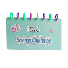 52 Week Savings Challenge Budget Book & Cash Envelopes