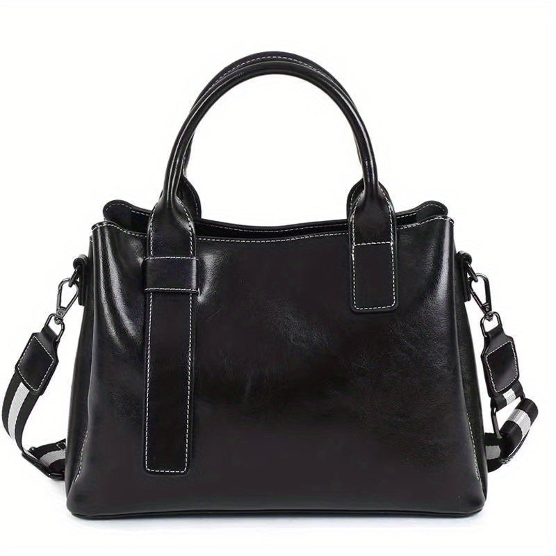 Vintage Leather Crossbody Bag & Tote