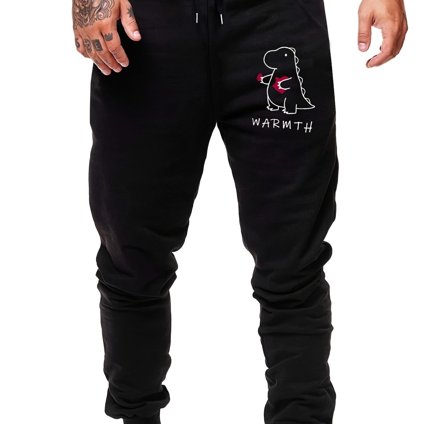 Men s Dragon Graphic Print Casual Sweatpants