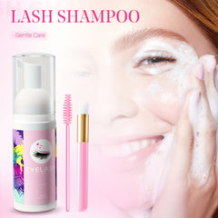 Lash Extension Shampoo & Cleanser Kit + Brush - 60ml