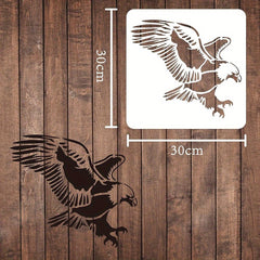 Plastic Reusable Stencil for Drawing/Painting on Fabric, Furniture, Wood