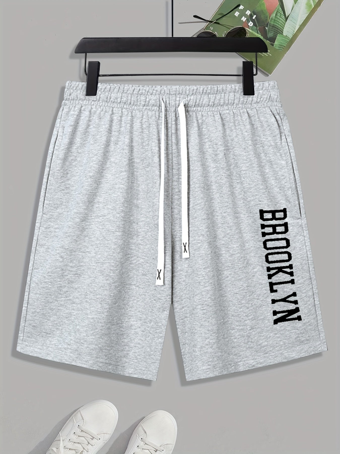 Brooklyn Print Men's Drawstring Shorts