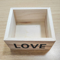 Vintage Wooden Succulent Planter Box Garden Flower Pot