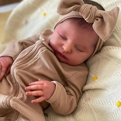 Handcrafted 48 Lifelike Youngsters Doll with Hand Painted Hair
