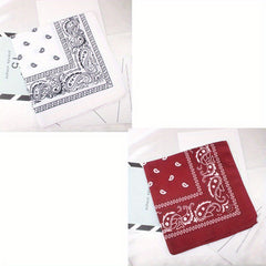 Cashew Flower Square Scarf Hiphop Hairband Bandana