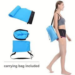 Foldable Inflatable Sofa Ultralight Sleeping Bag Air Bed Lounger Travel Sack