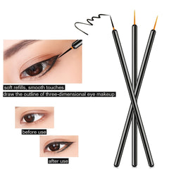 50Pcs Eyeliner Brush One Off Liquid Eyeliner Applicator Wand