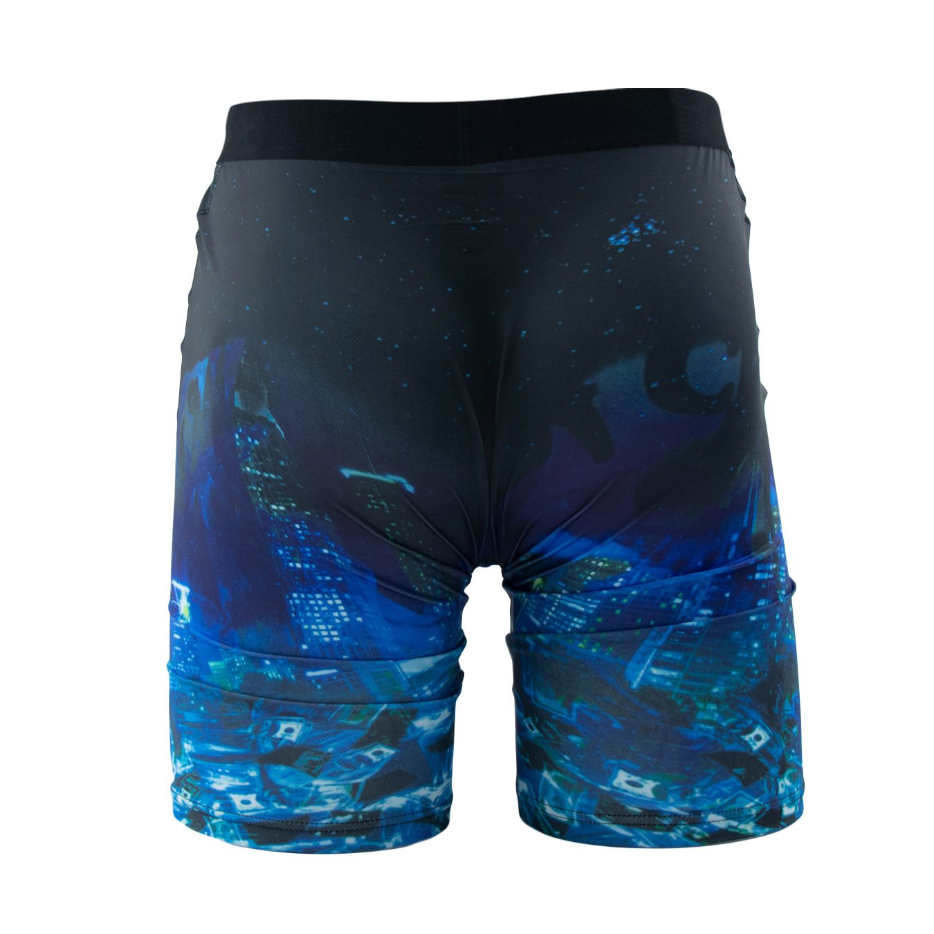 City Building Pattern Men's High Stretch Boxer Briefs