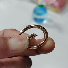 10pcs Circular Mountaineering Clasp Key Ring Fastener