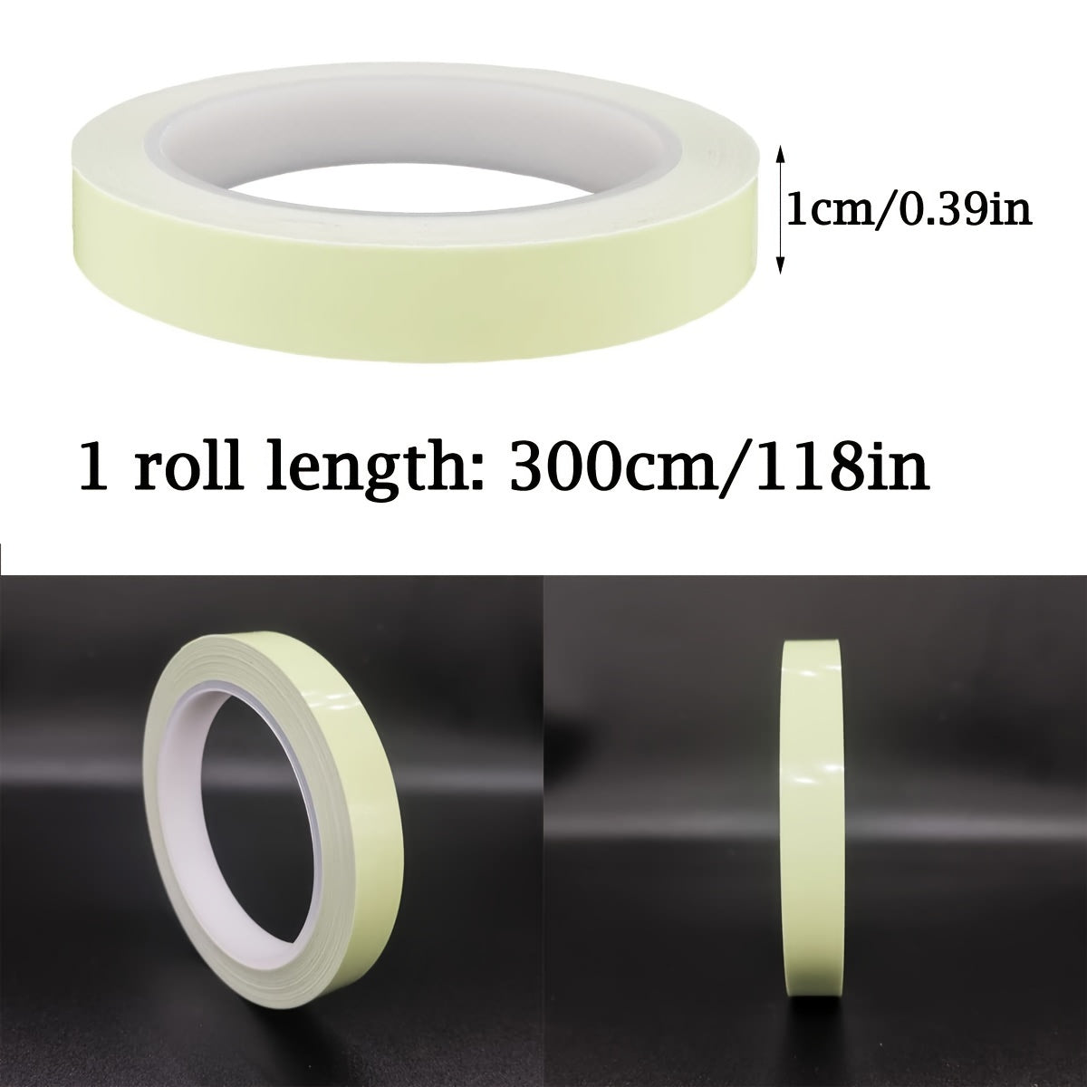 Waterproof Glow Tape for Safety Indoor Outdoor Emergency Situations Arts & Craft