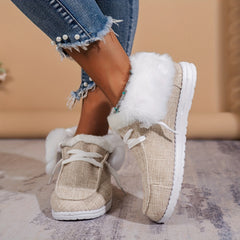 Women's Winter Snow Sneakers Non-slip Ankle Shoes