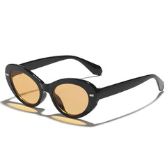 Vintage Ladies Oval Sunglasses UV Protection