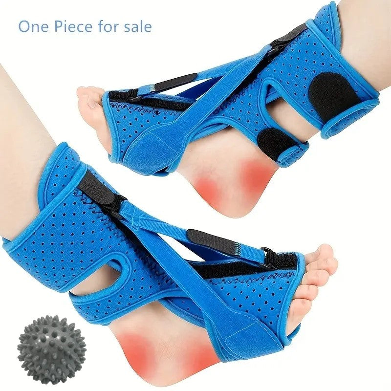 Plantar Fasciitis Night Splint for 70kg + Massage Ball + 3 Straps