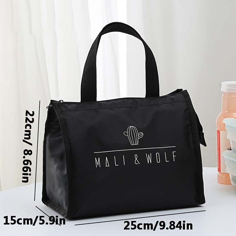 Waterproof Thermal Tote Bento Bag for Outdoor Activities