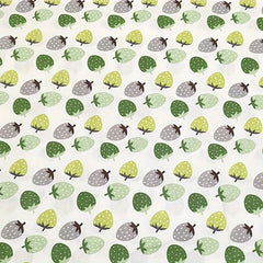 8pcs 100% Cotton Fabric Cherry Strawberry Cotton Twill Fabric DIY Sewing Scrapbo