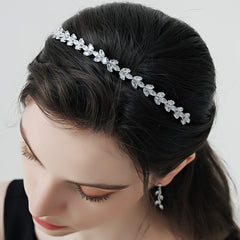 Vintage Rhinestone Zircon Headband Hair Accessory for Party Prom