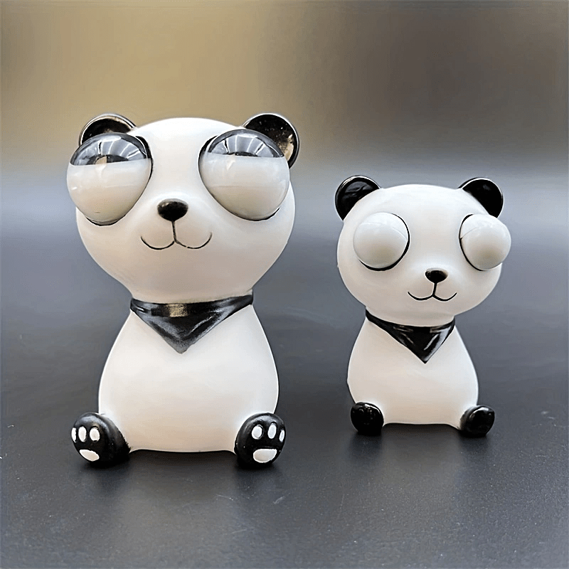 Panda Decompression Squeeze Toy Exploding Eyed Finger Toy