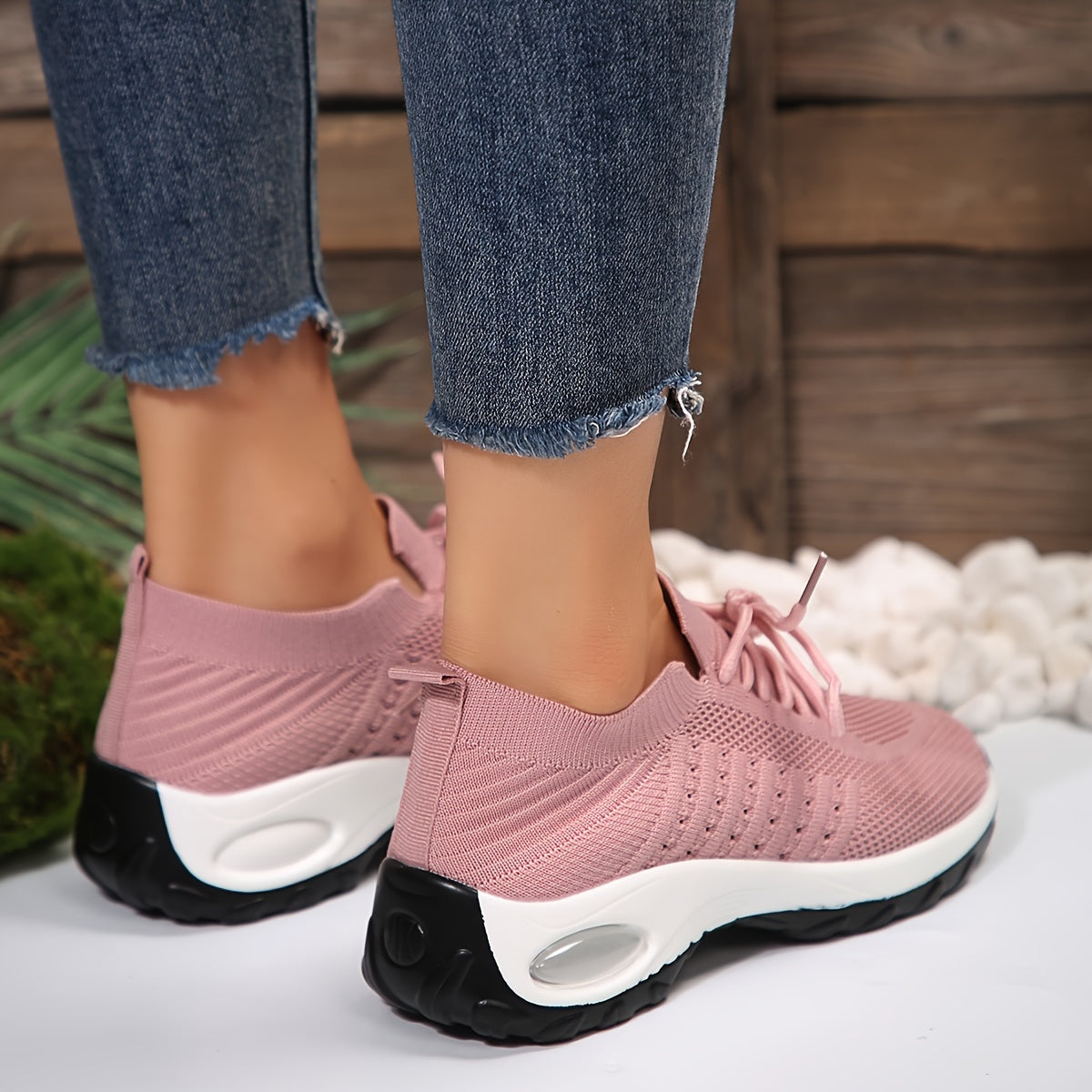 Mesh Breathable Non-slip Running Shoes Lightweight Outdoor Sport Sneakers
