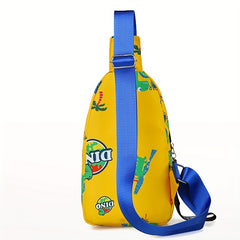 Dinosaur Pattern Kids Chest Bag Coin Purse Crossbody Bag