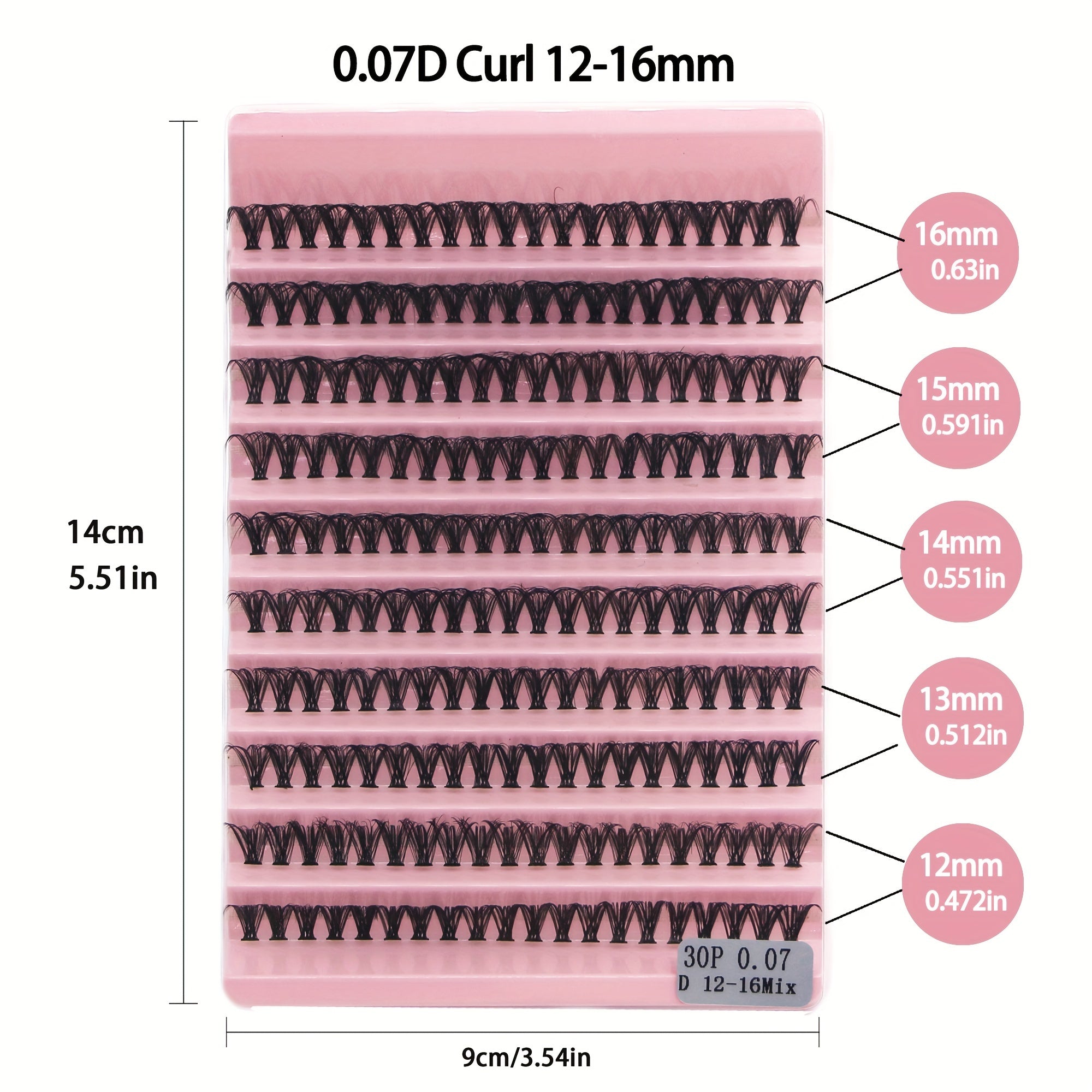 DIY Lash Extension Kit 200pcs Individual Lashes Cluster D Curling