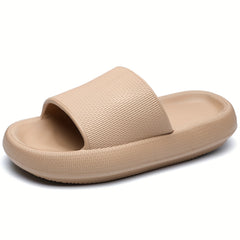 Men's Thick Soft Slides Assorted Colors Casual Cozy Slippers