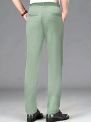 Men's Formal Solid Dress Pants - All Seasons Business
