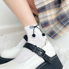 Women's Cherry Side Crew Socks