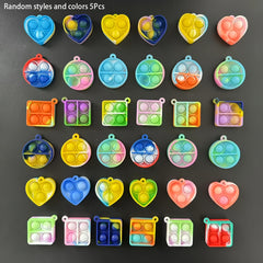 Mini Toy Bag Set Key Chains Relaxing Hand Toys for Children and Adults