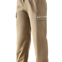 Japanese Character Print Cargo Pants