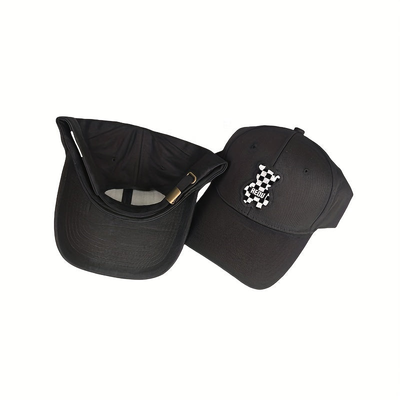 Duck Bear Patch Baseball Cap Lightweight Sun Shade Dad Hats