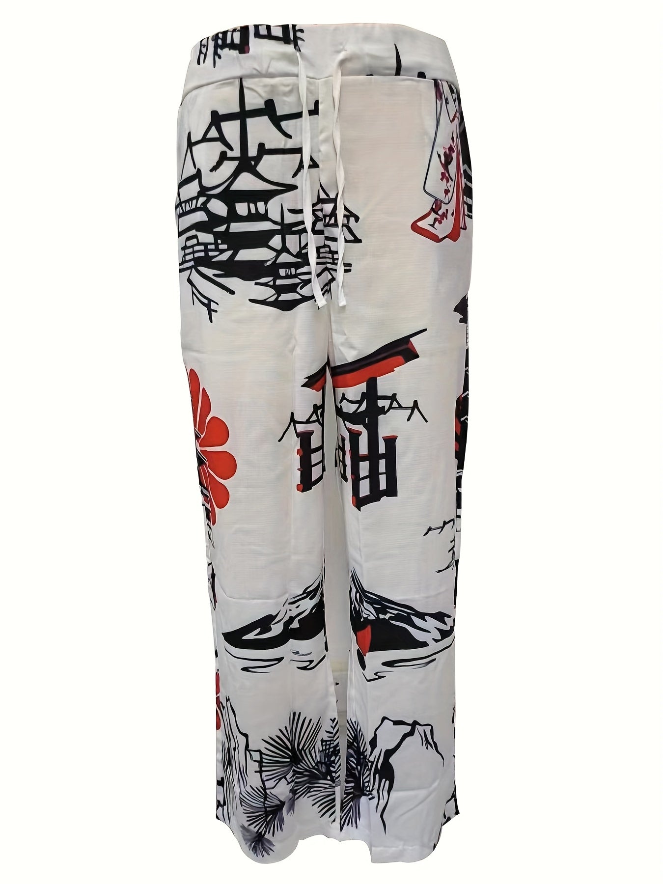 Tie Dye Drawstring Sweatpants Straight Leg Casual Pants for Men