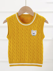 Toddler Boys Cartoon Knitted Sweater Pullover