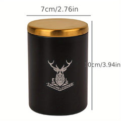 Smoke Pipe With Cover Tea Can Car Storage Can Sealing Cartridge