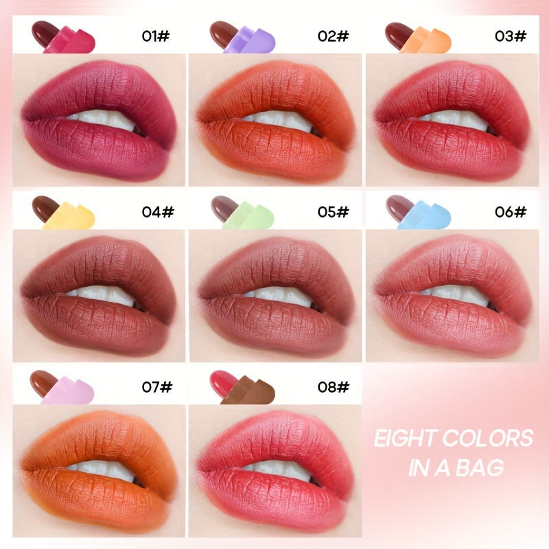 Long Lasting Matte Velvet Lipstick Set Waterproof Non Sticky