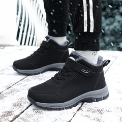 Women's Platform Ankle Snow Boots Fleece Liner Winter Shoes