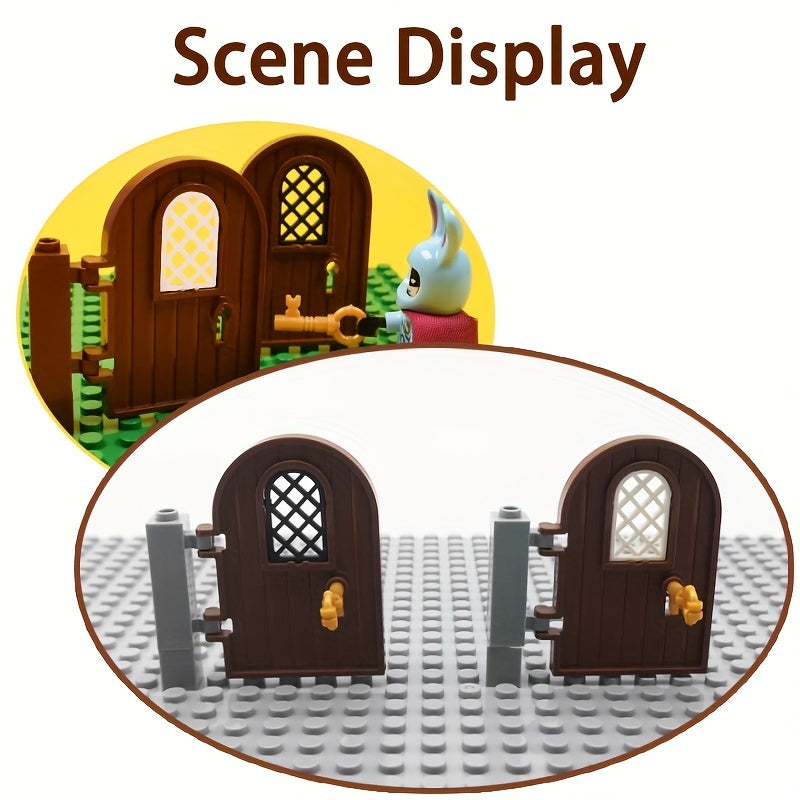 20pcs Building Bricks Kit Window Doors Set Accessories