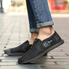 Men's Lightweight Stitching Slip-On Walking Shoes