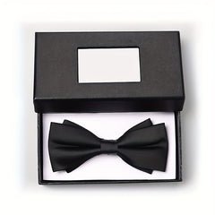 Men's Bow Tie For Banquet Wedding Father's Gift