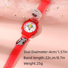 Red LED Fidget Spinner Watch for Kids