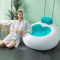 Inflatable Heart-shaped Plush Recliner Sofa Chair Gift