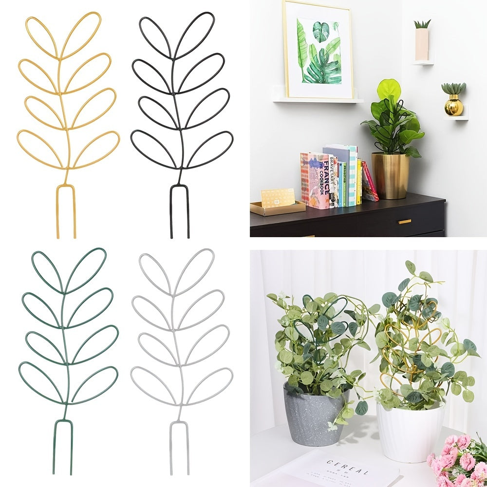 Leaf Shape Plant Trellis Bracket for Climbing Support