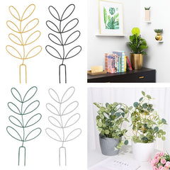 Leaf Shape Plant Trellis Bracket for Climbing Support