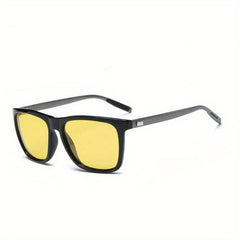 Men's Polarized Square Sunglasses UV400 High AC Alloy Eyewear