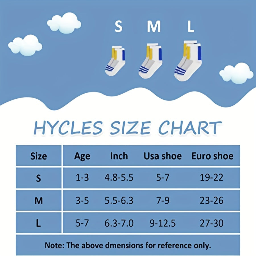 12 Pairs Boys Animal Stripe Anti-slip Floor Socks for Kids