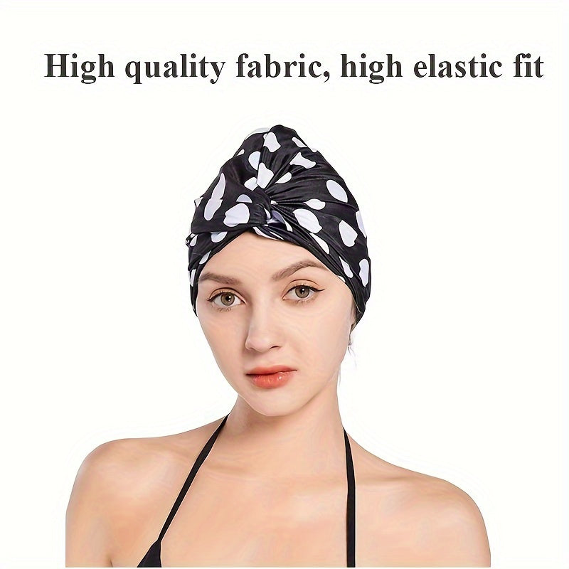 Patterned Leisure Sports Swim Cap - Non slip