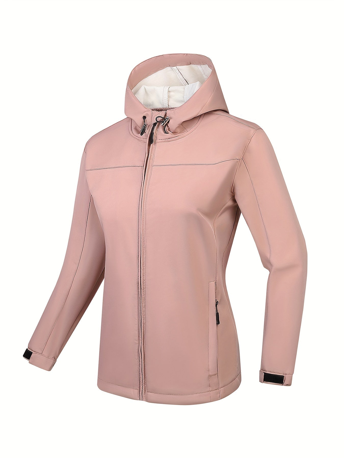 Women's Fleece Sports Jacket with Zipper Pocket